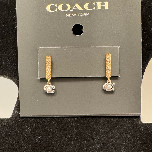 ❤️Coach Earrings (Pierced) Classic - Picture 2 of 5